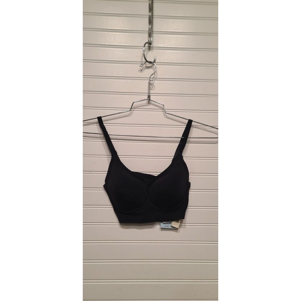 True and Co Black True Body Lift Full Cup Triangle Size XS NWT